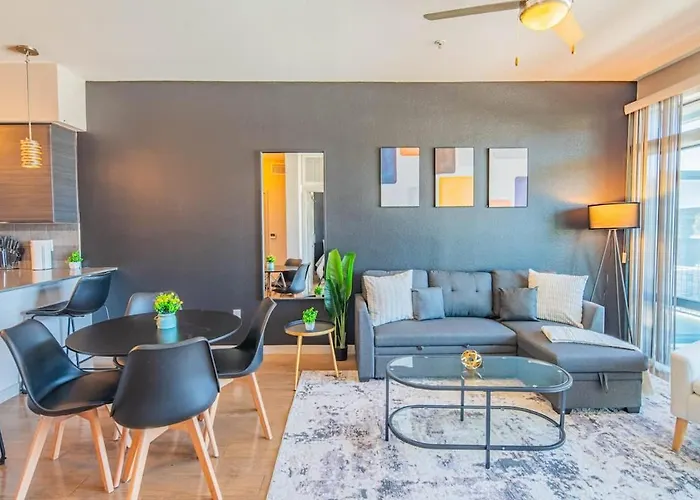 Fancy 1bd - Dt Phx - Parkin, Gym, Pool - Sleeps 6 Apartamento *