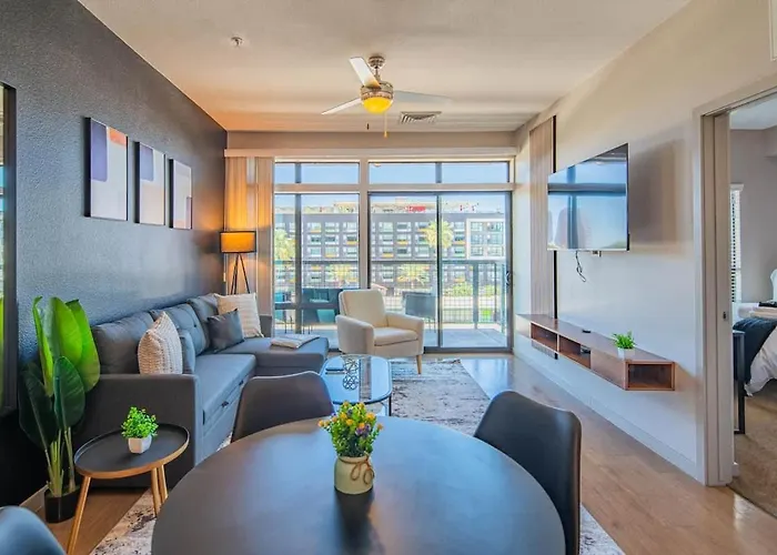 Apartamento Fancy 1bd - Dt Phx - Parkin, Gym, Pool - Sleeps 6 Phoenix